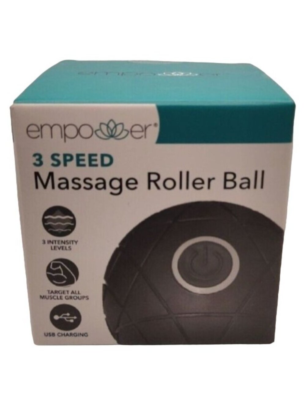 Empower Massaging Roller Ball 3 Speed Massage Vibrating Fascia Muscle Relaxation